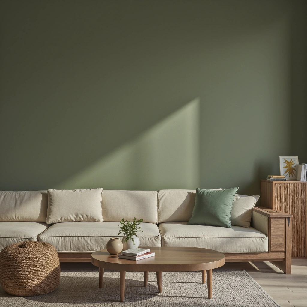 The Beauty of Sage Green in Minimalist Living Rooms