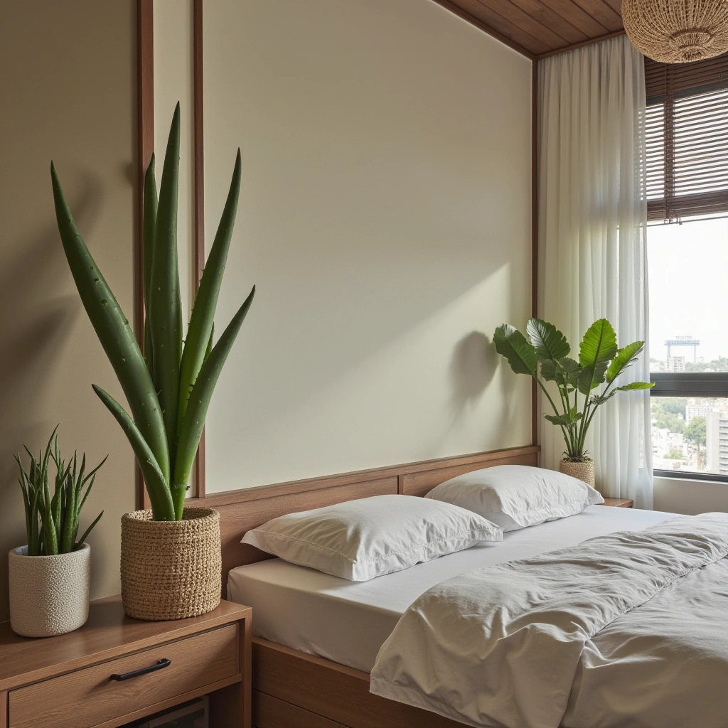 Idea 8: A Relaxing Oasis with Aloe Vera