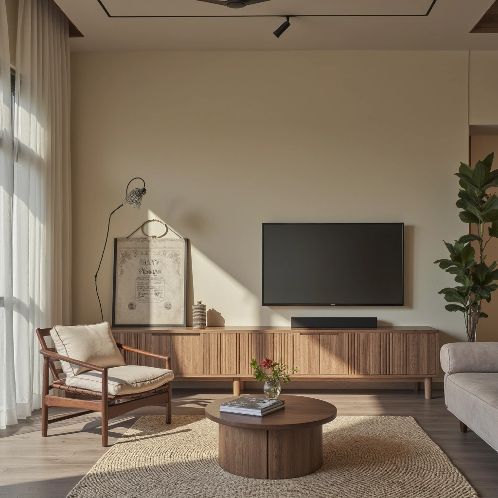 Embracing Rustic Minimalism in Your Living Room