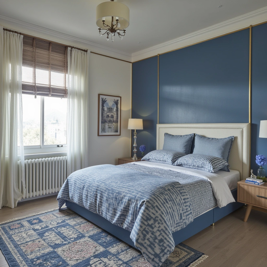 The Timeless Appeal of Blue and White Bedrooms