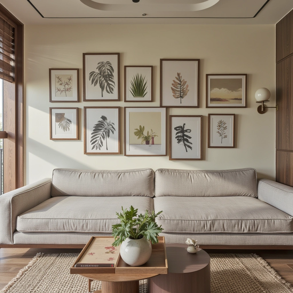 Create a Gallery Wall with Eclectic Art