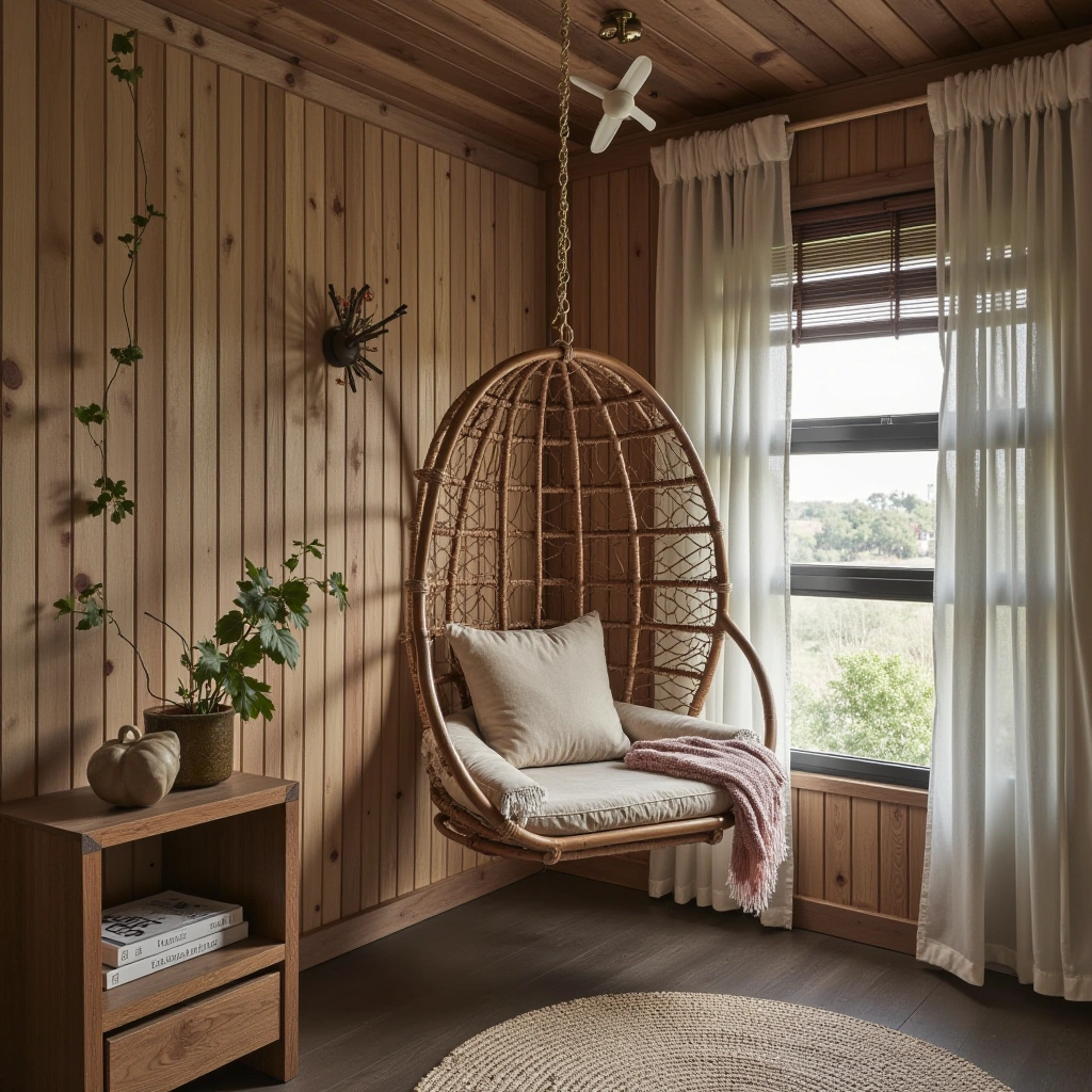 Create a Reading Nook with a Hanging Chair