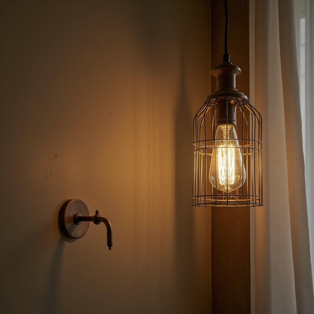 13. Vintage-Inspired Lighting