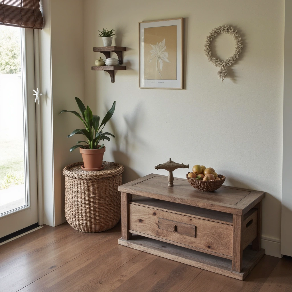 15. Rustic Storage Solutions
