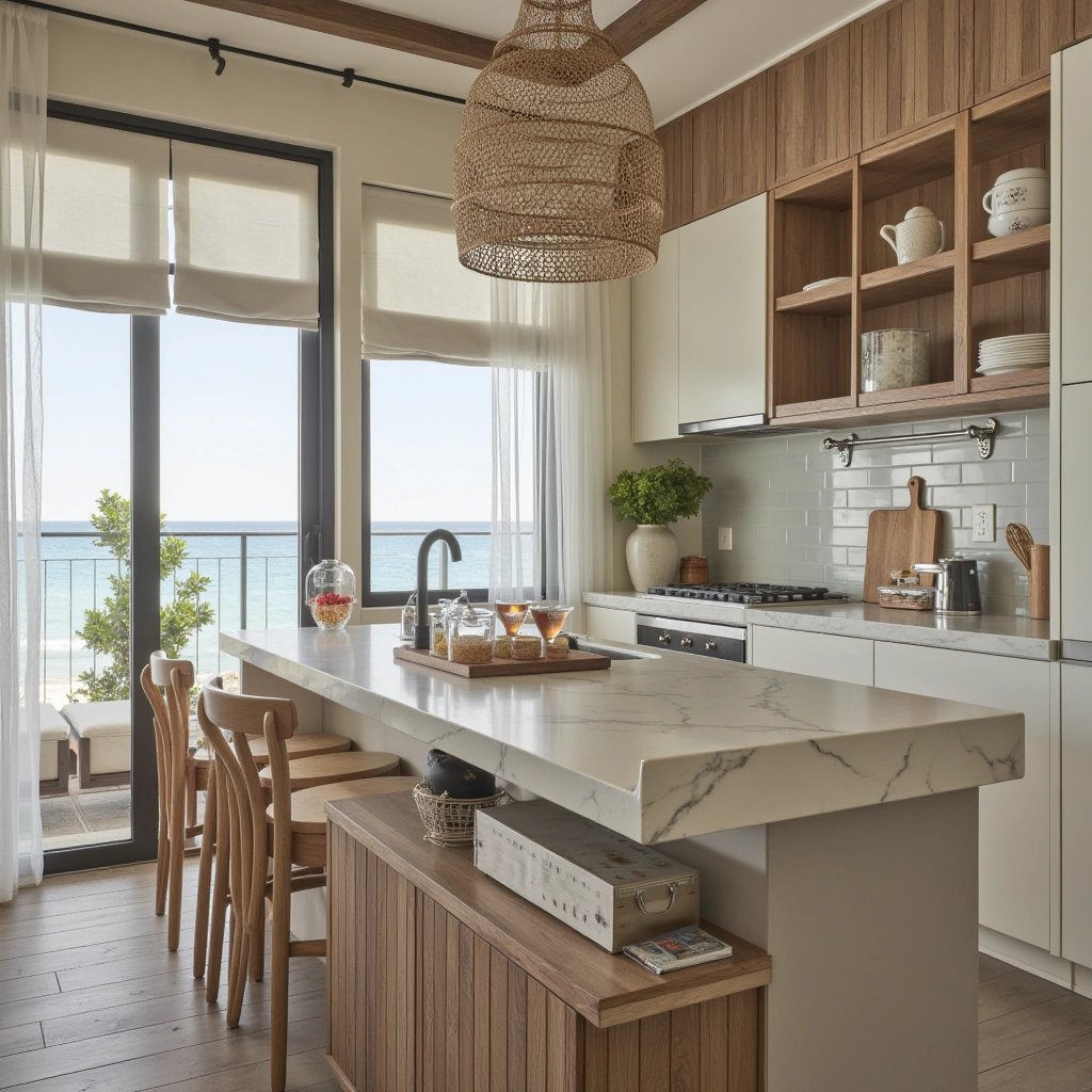 Coastal Kitchen Storage Solutions