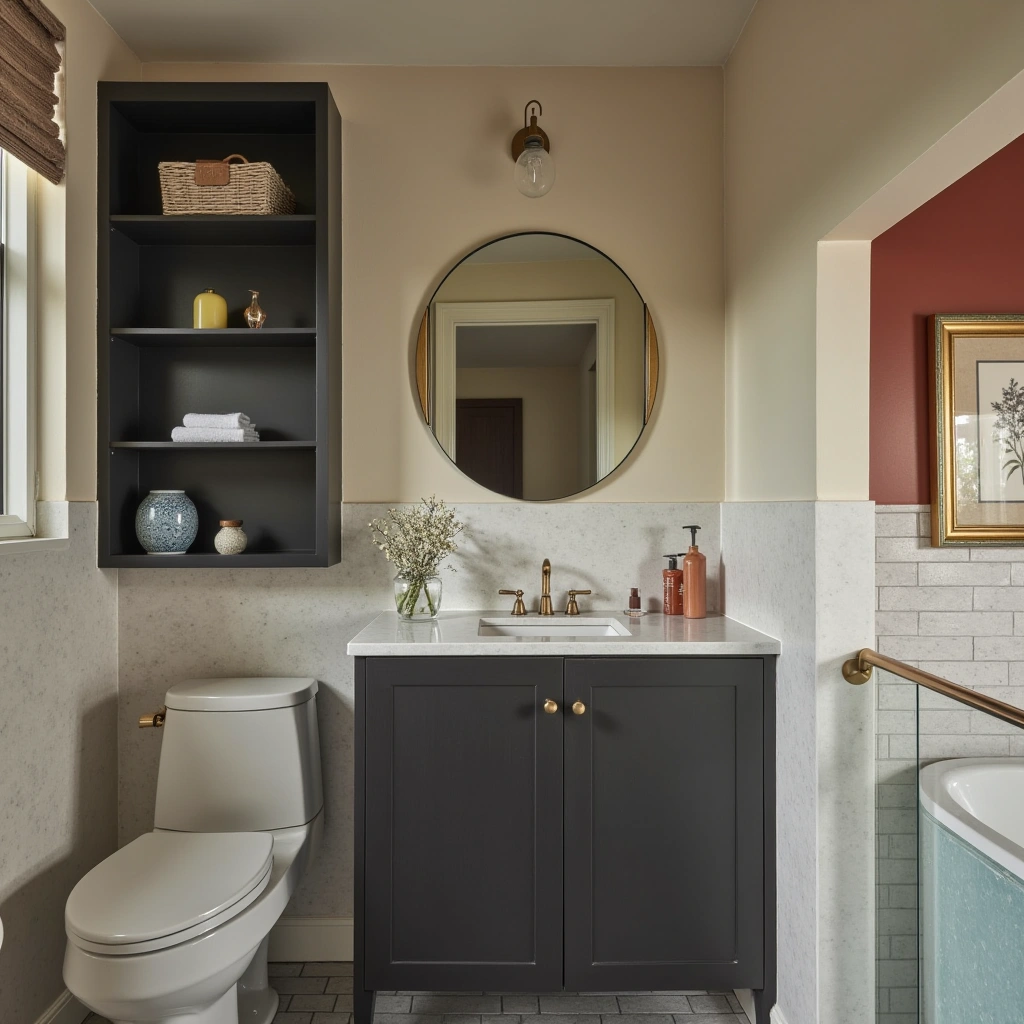 8. Black and White with a Pop of Color