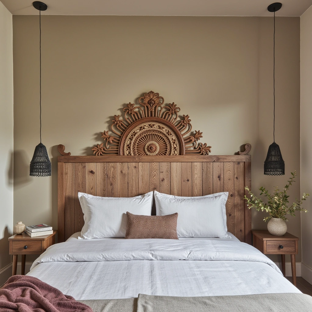 Boho-Inspired Headboard