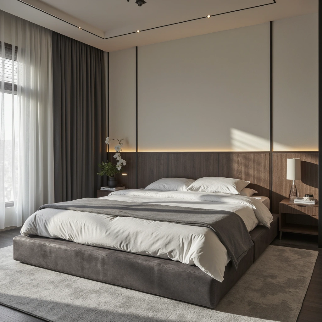 The Beauty of Minimalist White and Black Bedrooms