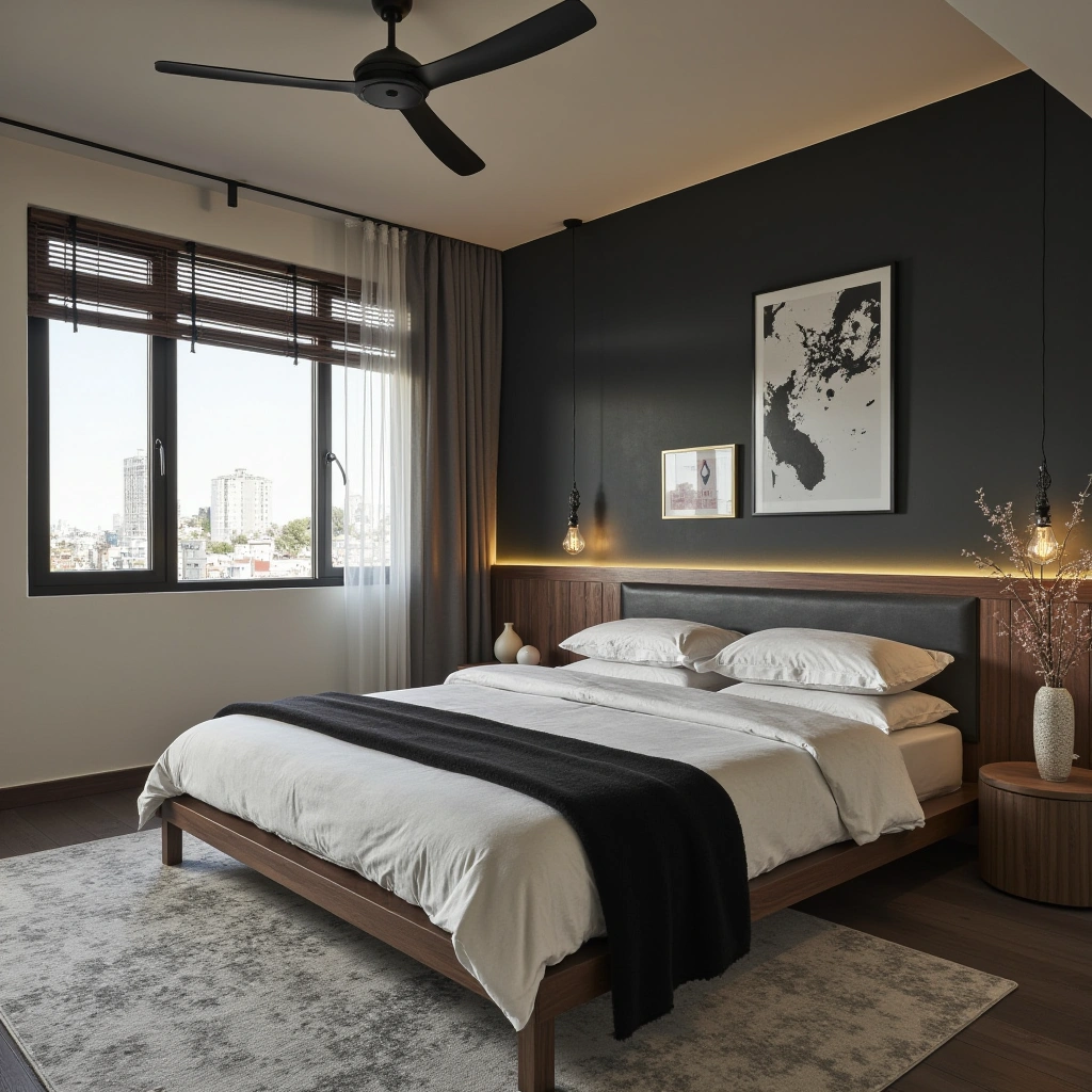 The Enduring Appeal of Black and White Bedrooms