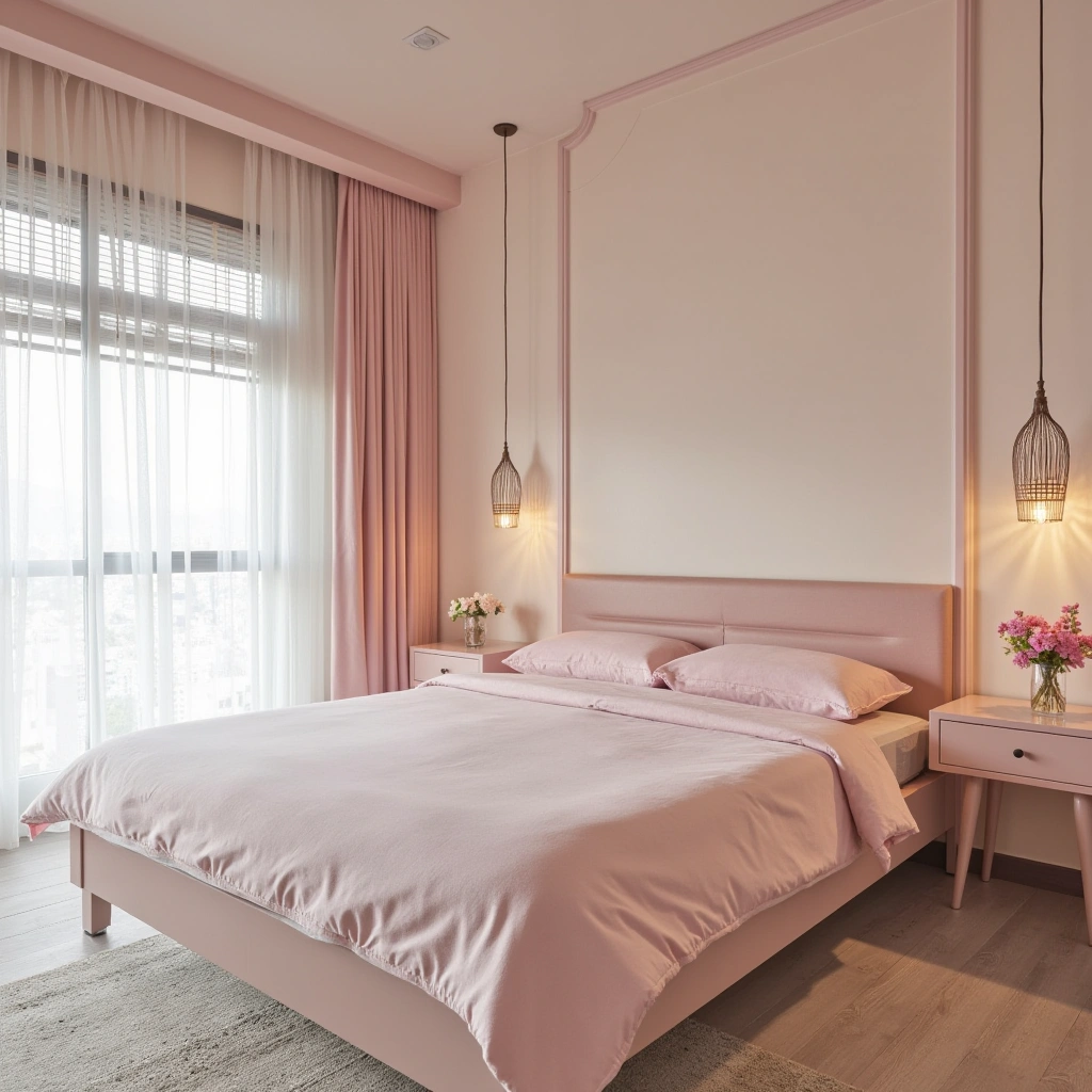 8. Pink and White Serenity