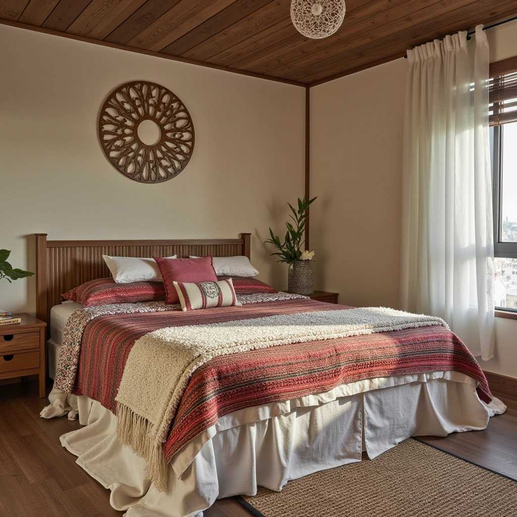 11. Boho-Inspired Bedding