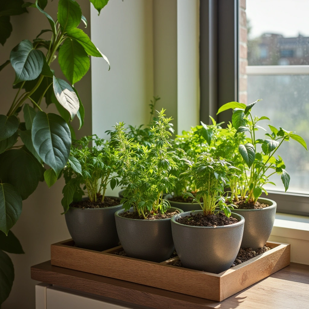 10. Indoor Herb Garden
