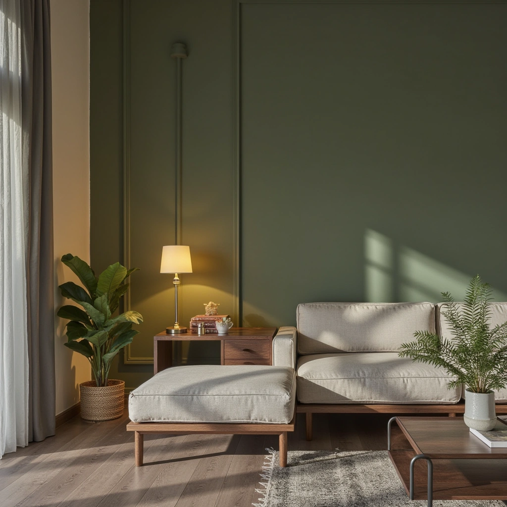 5. Lighting Solutions for a Sage Green Living Room