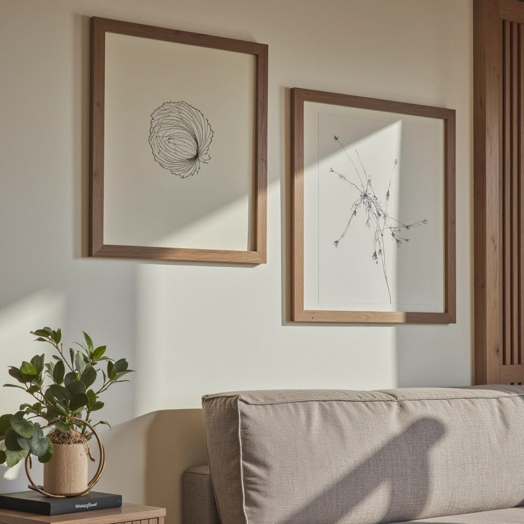 Idea 9: Simple Wall Art