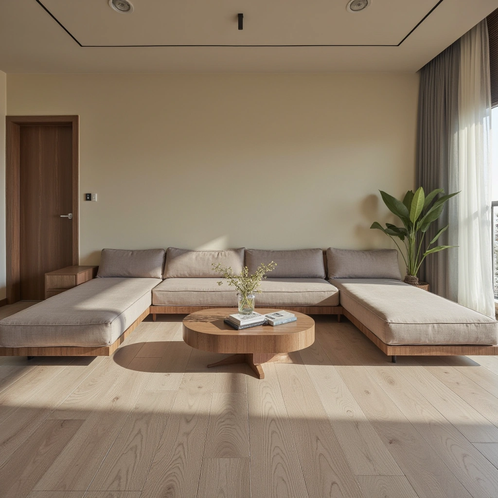 Idea 12: Scandinavian-Style Flooring