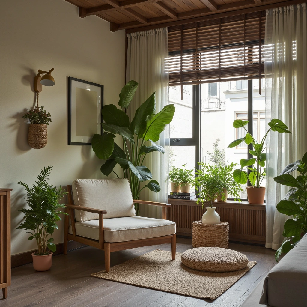 Idea 4: A Cozy Reading Nook with Plants