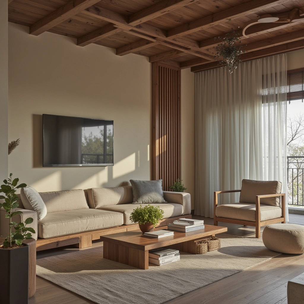 2. Natural Wood Elements